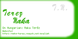 terez maka business card