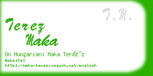 terez maka business card